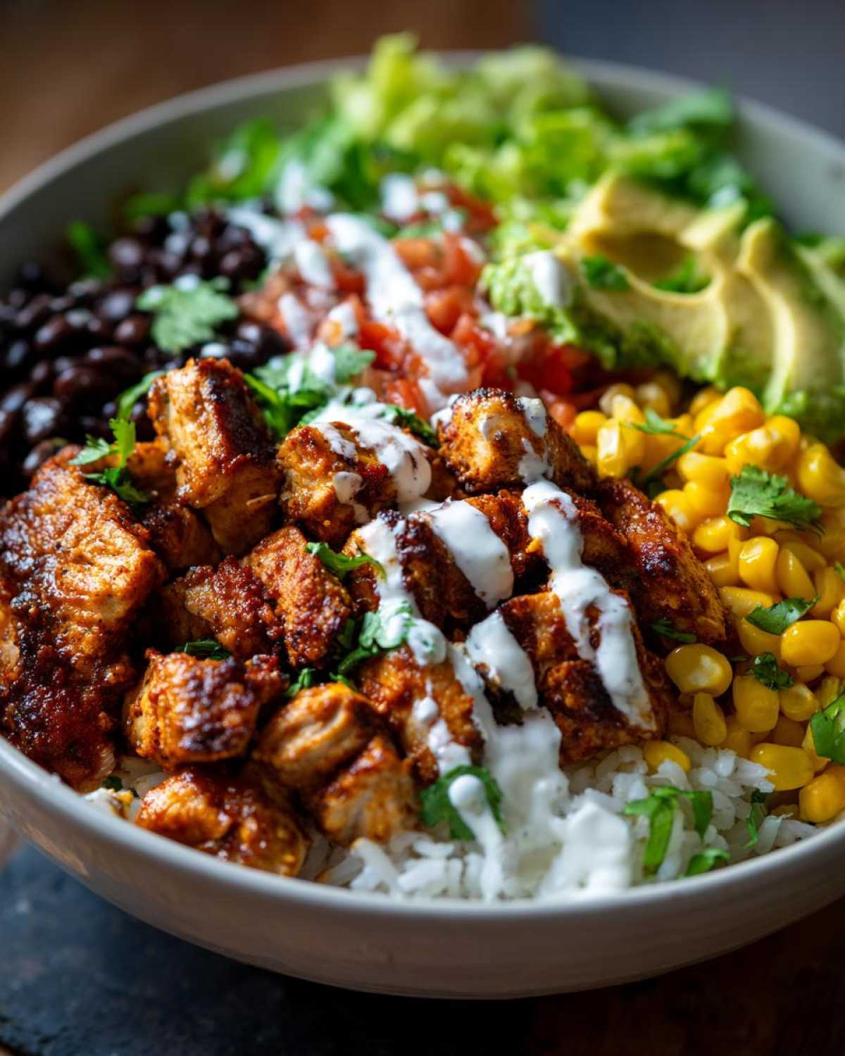 Chipotle Chicken Burrito Bowl - detail 2