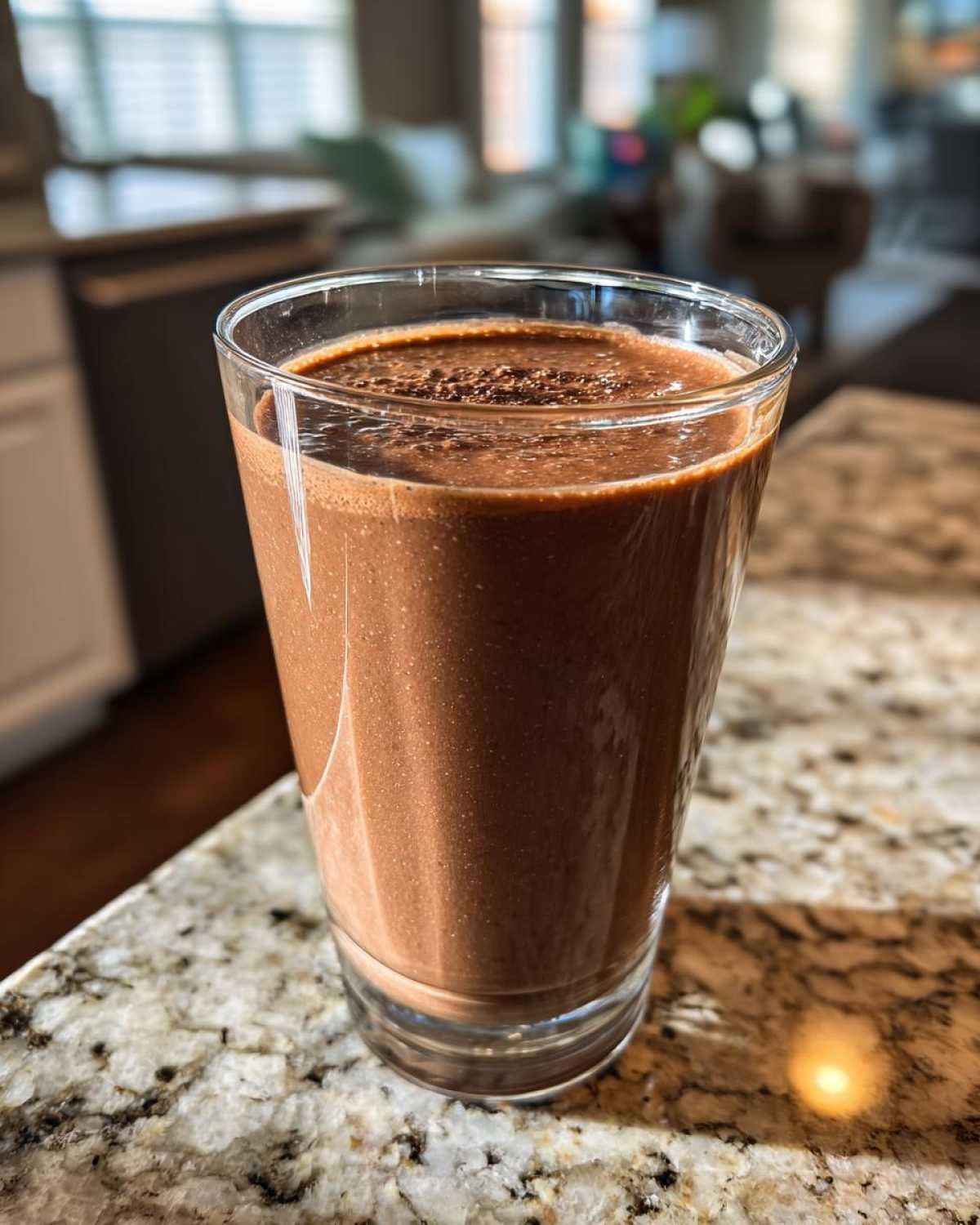 Chocolate Peanut Butter Smoothie (Protein-Packed) - detail 1