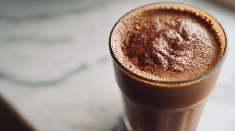 Chocolate Peanut Butter Smoothie (Protein-Packed)