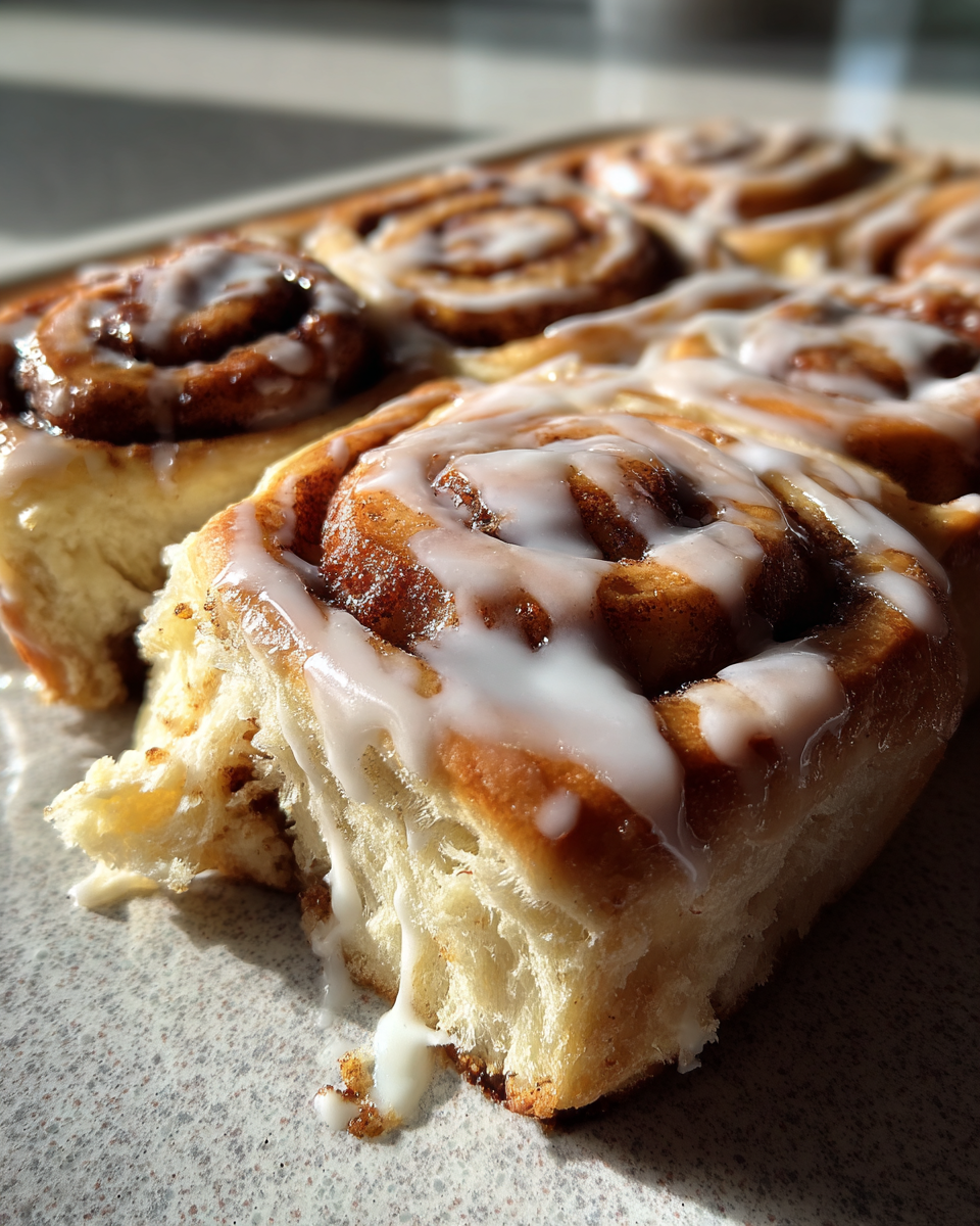 Cinnamon Rolls with Cream Cheese Glaze - detail 4
