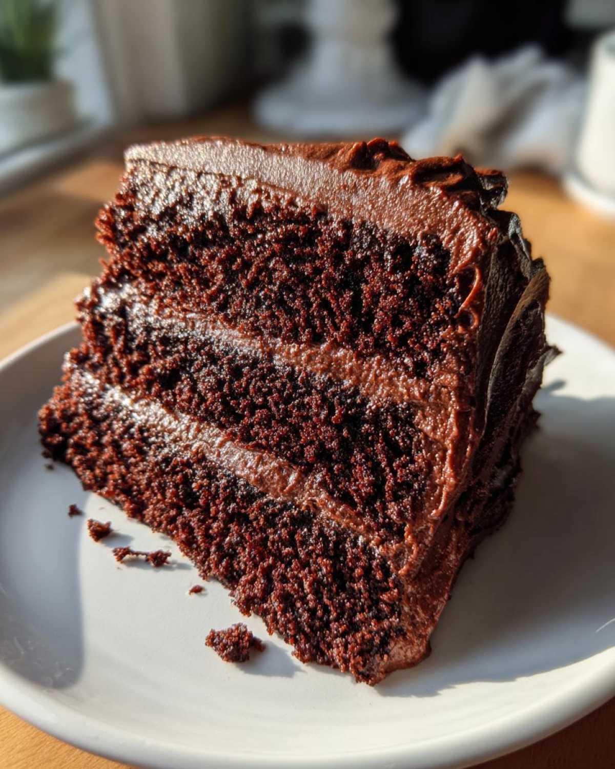 Classic Chocolate Birthday Cake - detail 4