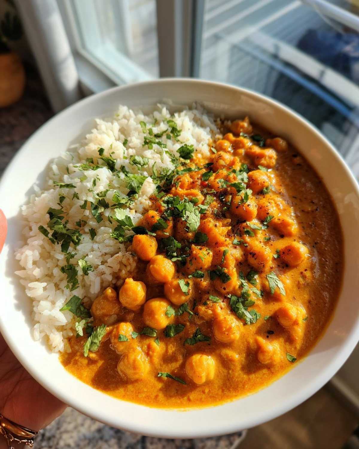 Coconut Chickpea Curry (Vegan) - detail 4