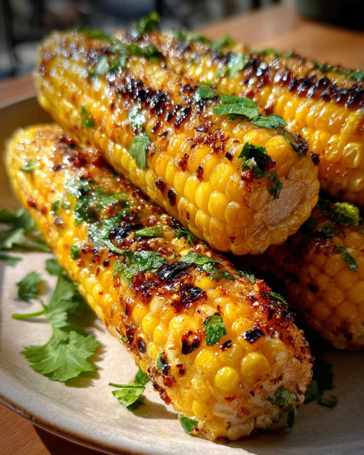 Creamy Grilled Corn with XO Sauce - detail 2