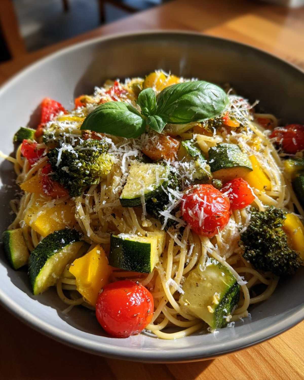 Easy Pasta Primavera - detail 1