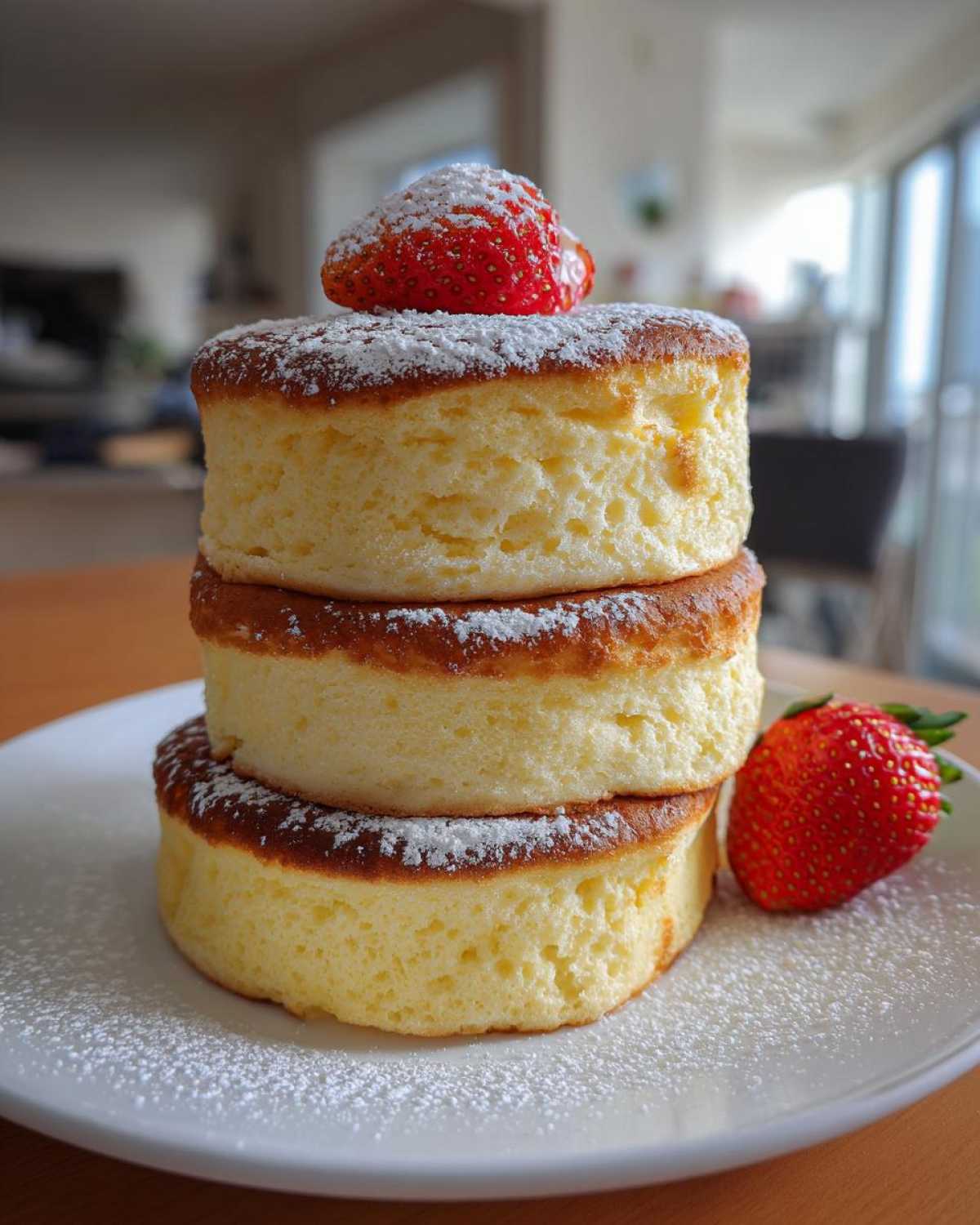 Fluffy Japanese Soufflé Pancakes - detail 1