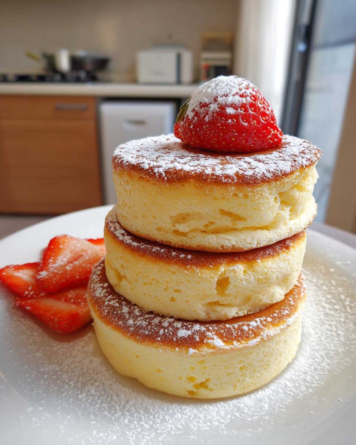 Fluffy Japanese Soufflé Pancakes - detail 3