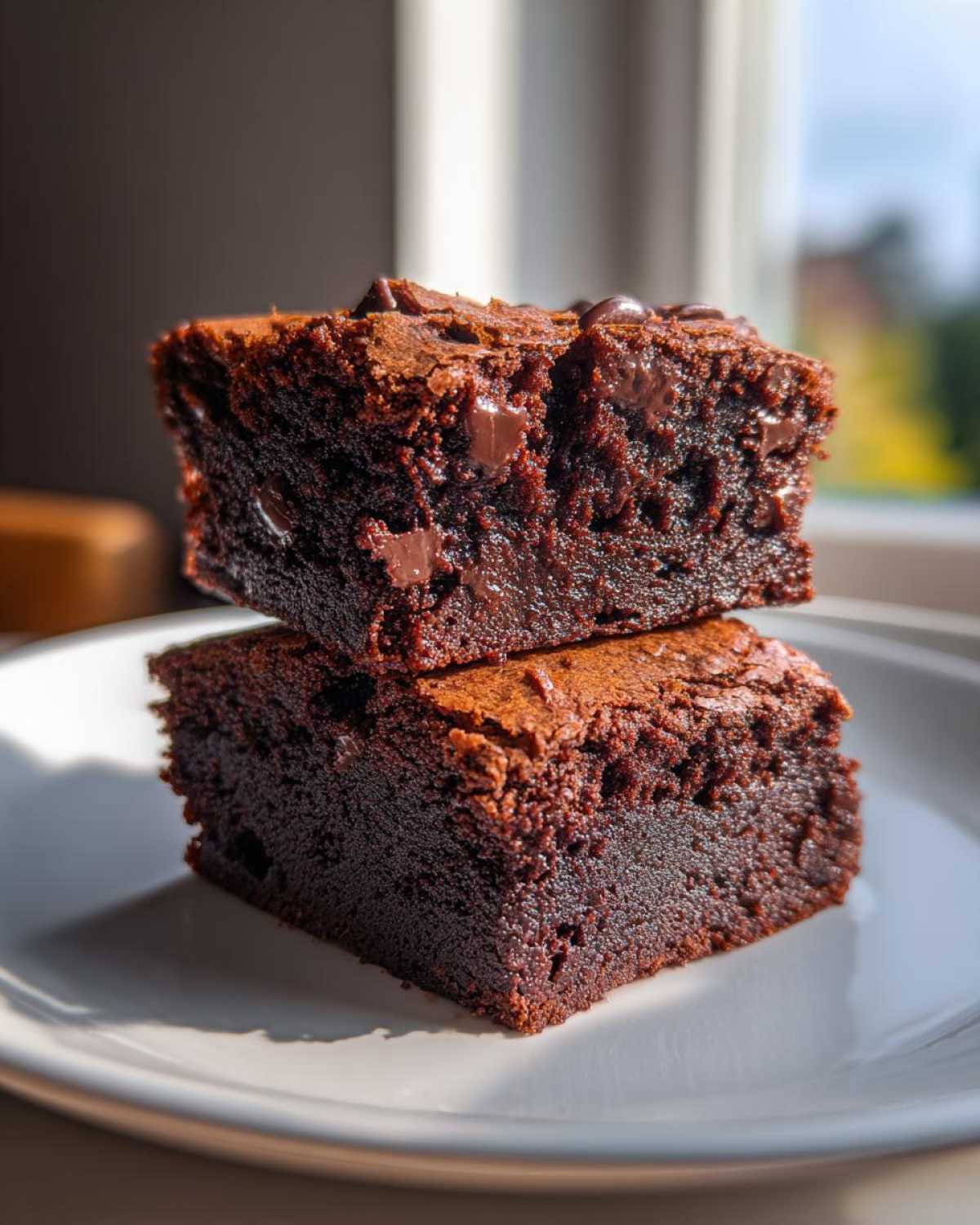 Fudgy Triple Chocolate Brownies - detail 2