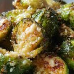 Garlic Parmesan Roasted Brussels Sprouts