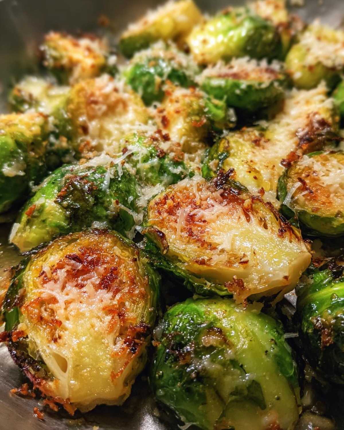 Garlic Parmesan Roasted Brussels Sprouts - detail 2