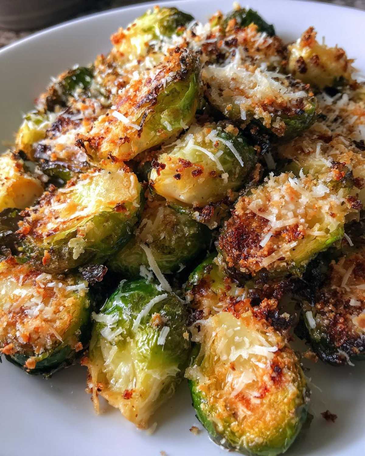 Garlic Parmesan Roasted Brussels Sprouts - detail 3