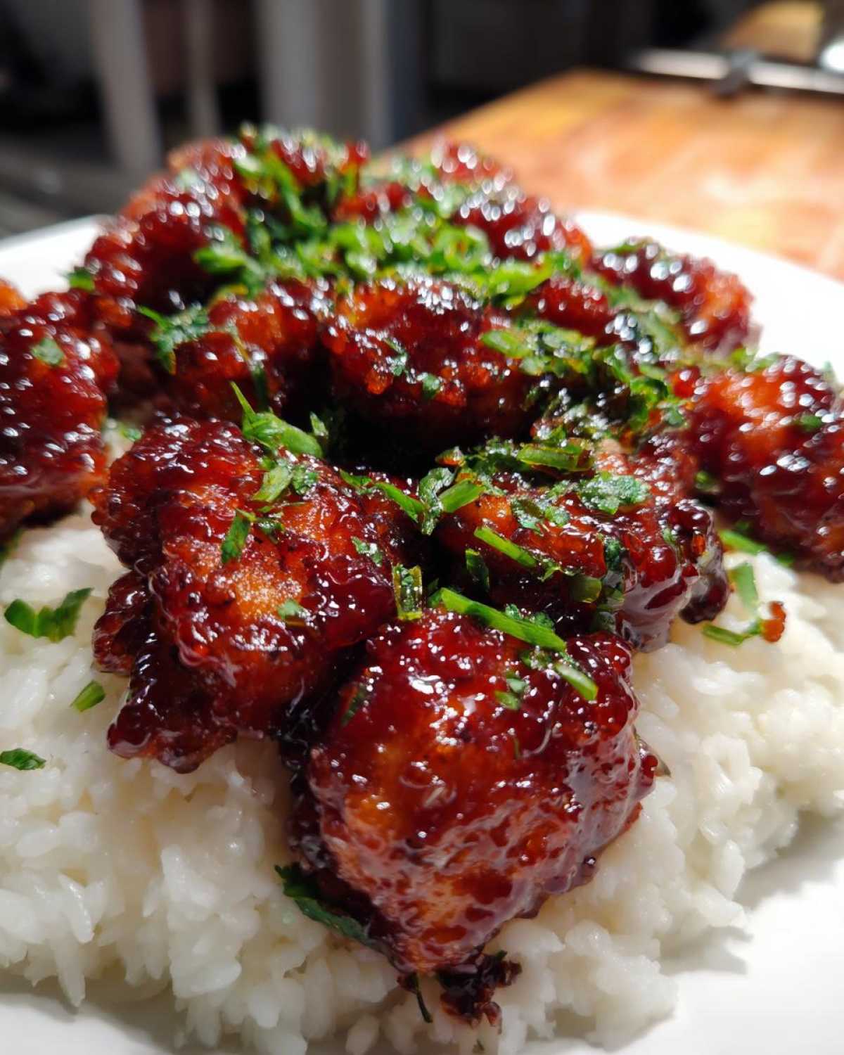 General Tso's Chicken (Takeout Copycat) - detail 2