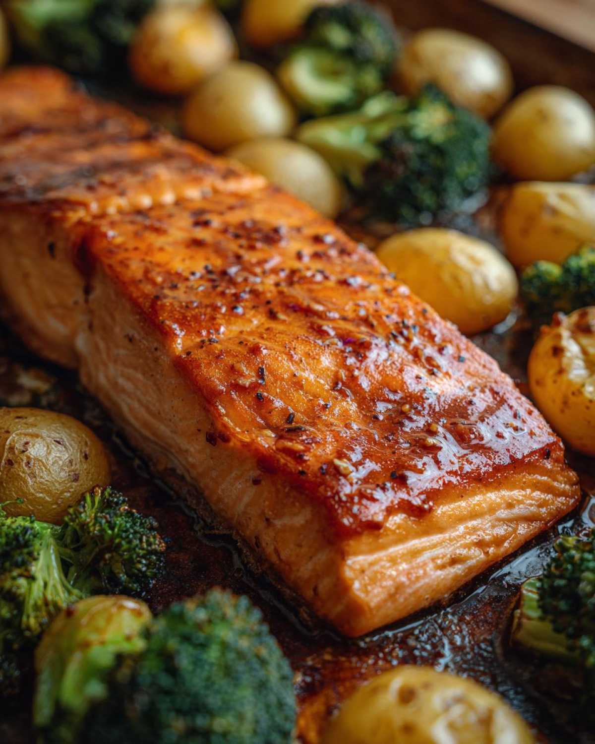 Maple Glazed Sheet Pan Salmon - detail 4