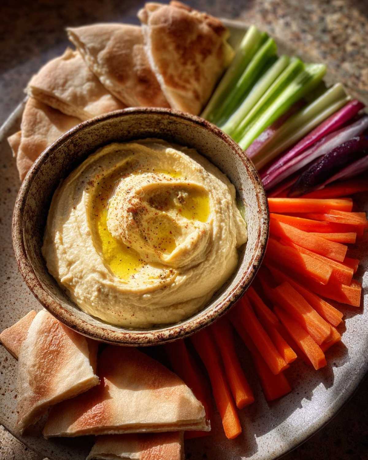 Mediterranean Hummus Platter - detail 1