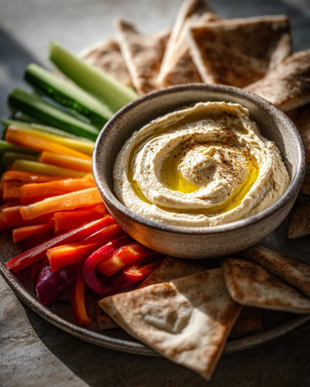 Mediterranean Hummus Platter - detail 2