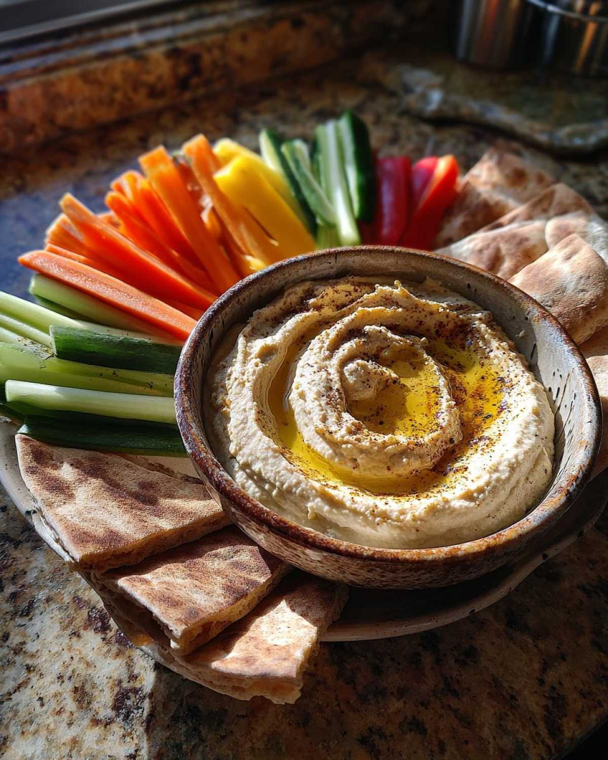Mediterranean Hummus Platter - detail 4