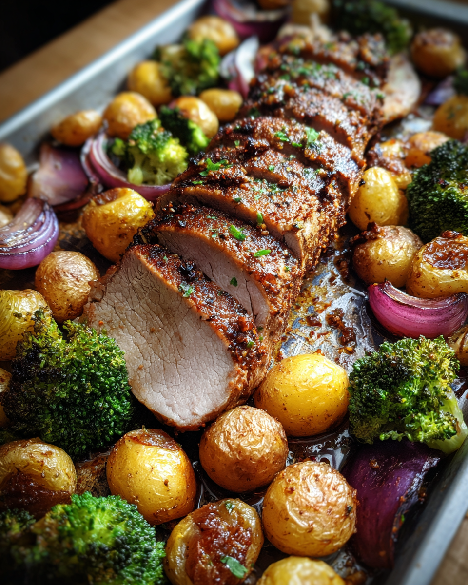 One-Pan Pork Tenderloin with Veggies - detail 1