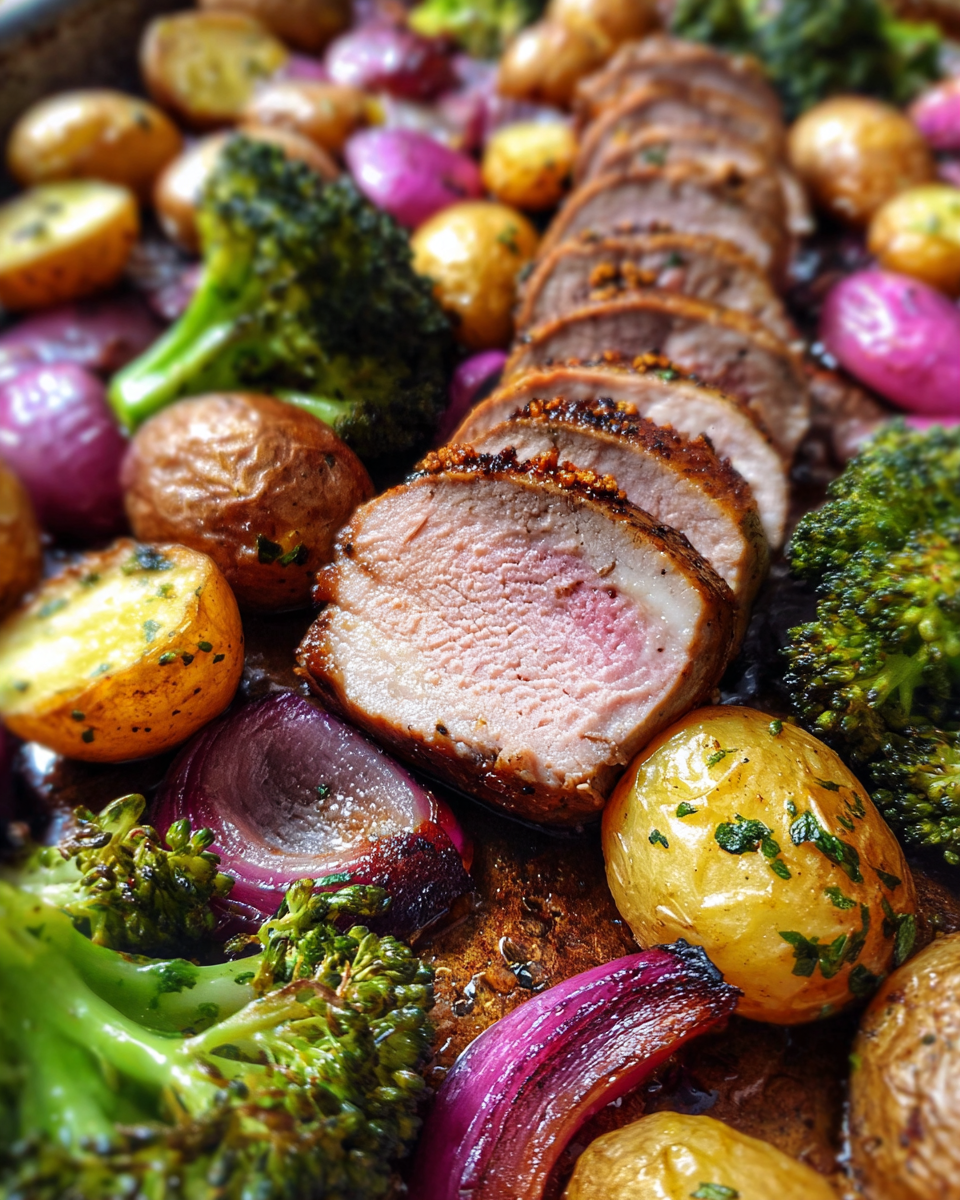 One-Pan Pork Tenderloin with Veggies - detail 3