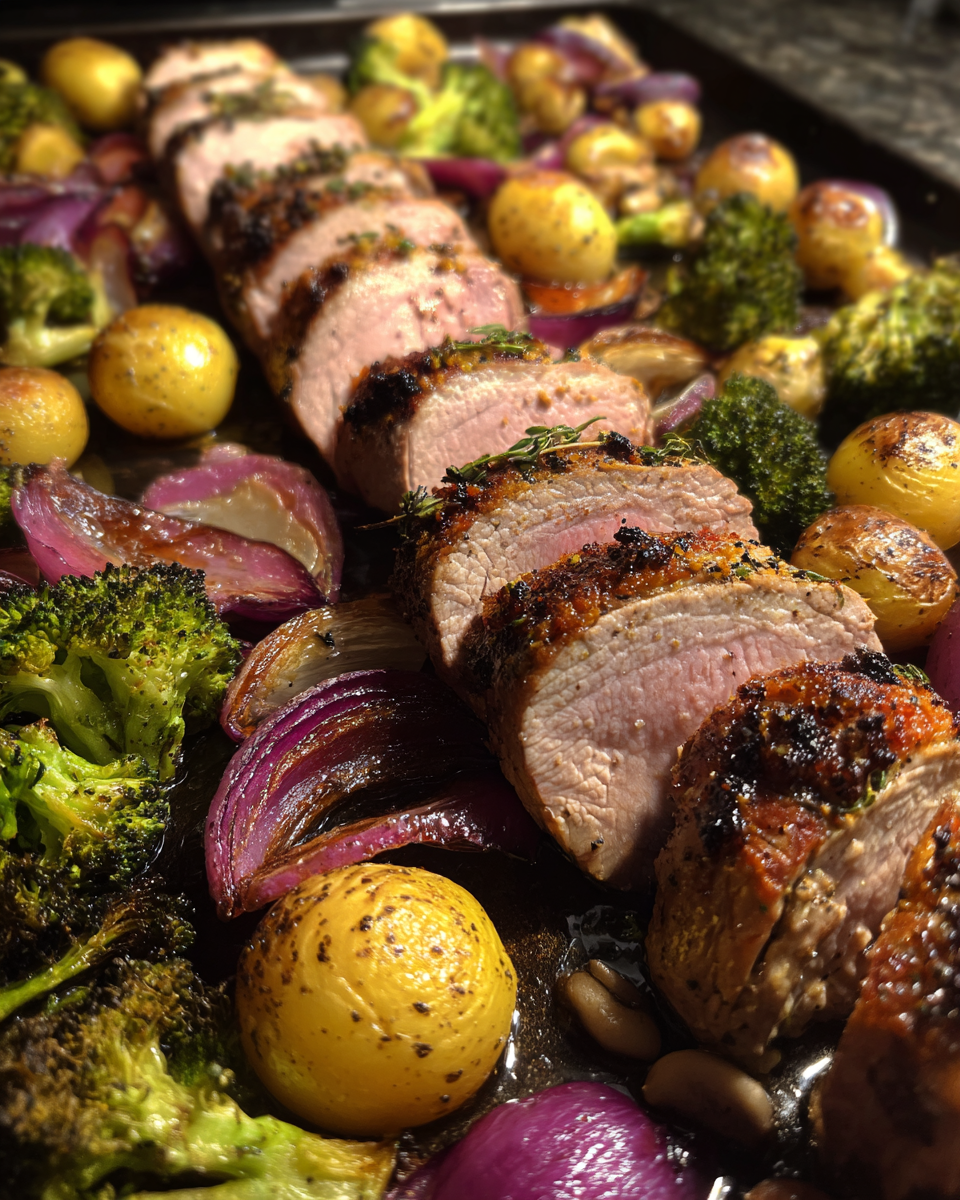 One-Pan Pork Tenderloin with Veggies - detail 4