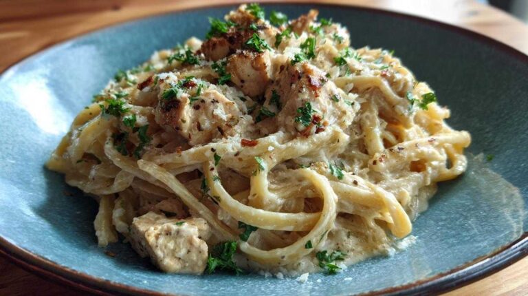 One-Pot Garlic Parmesan Chicken Alfredo