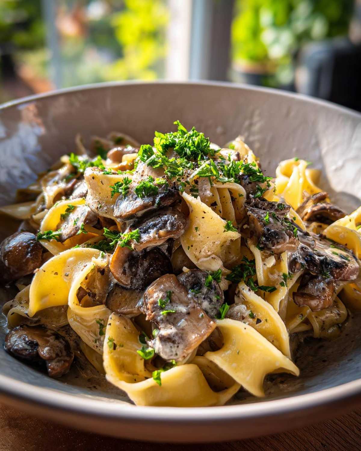 One Pot Mushroom Stroganoff - detail 4