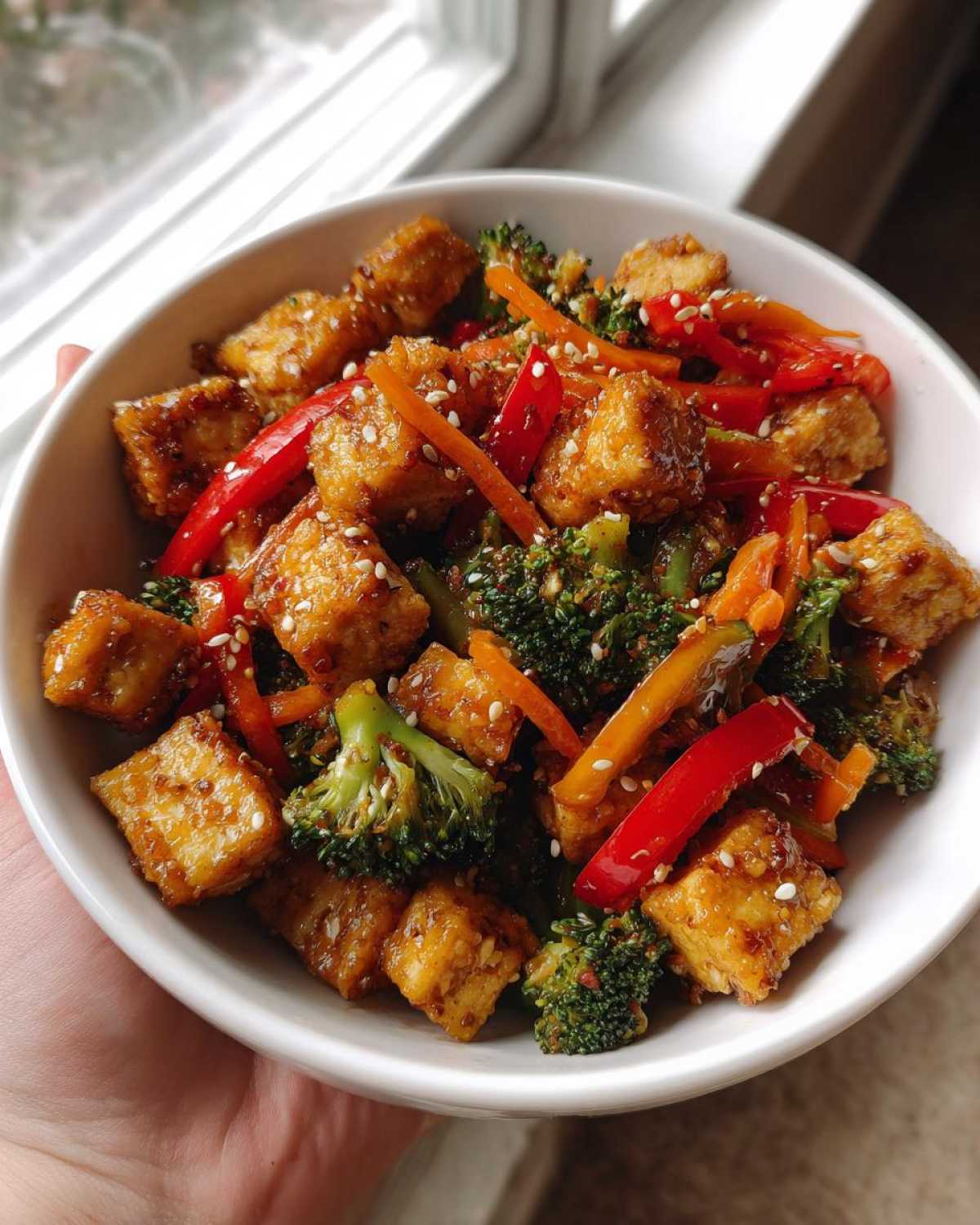 Sesame Ginger Tofu Stir-Fry - detail 2