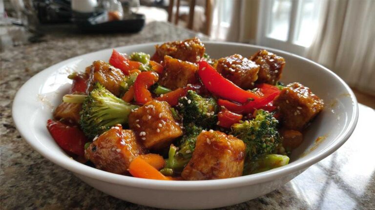 Sesame Ginger Tofu Stir-Fry