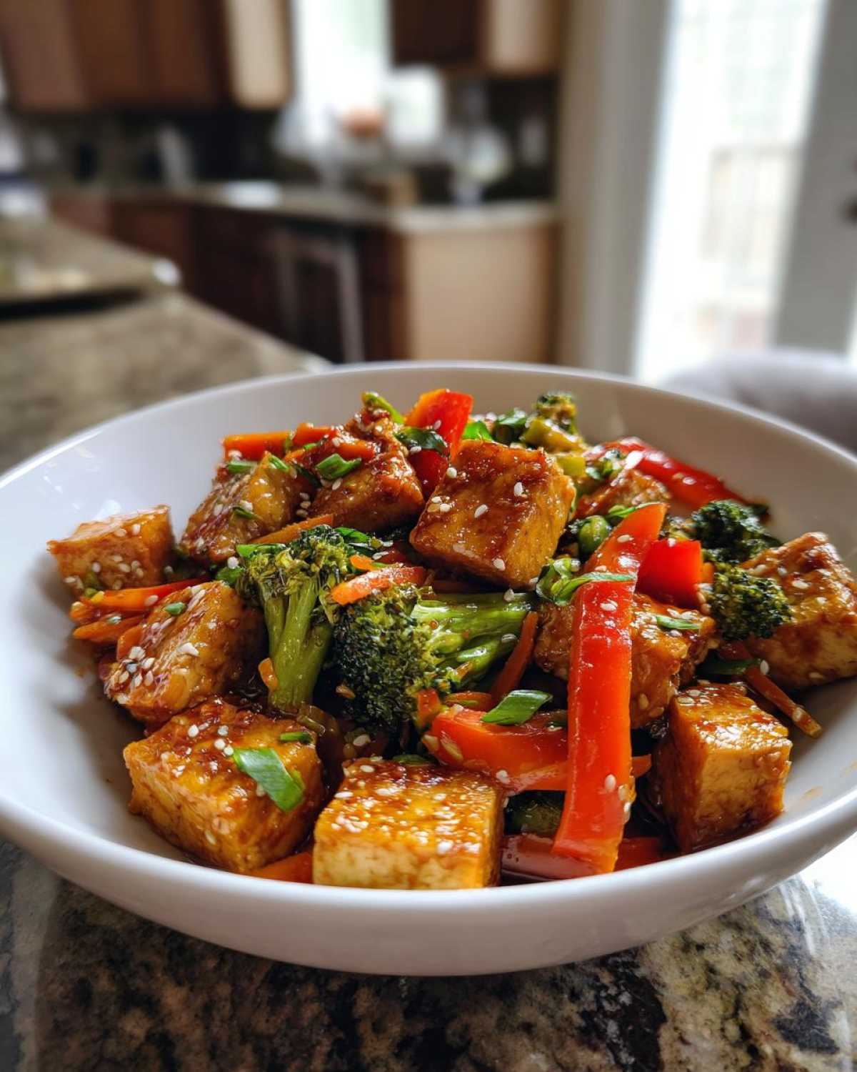 Sesame Ginger Tofu Stir-Fry - detail 3