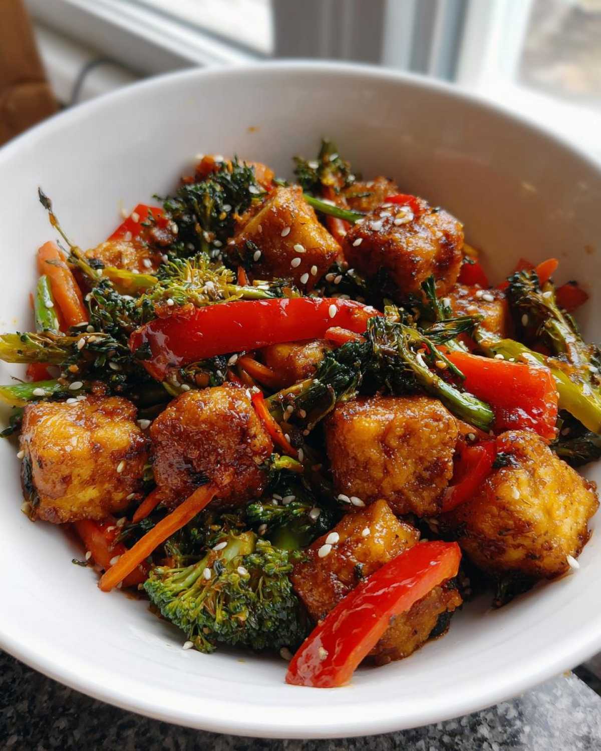 Sesame Ginger Tofu Stir-Fry - detail 4