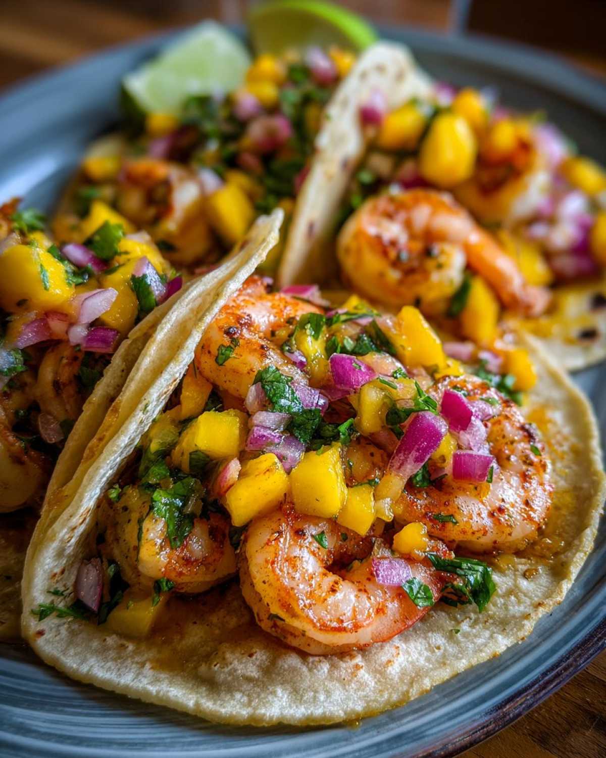 Shrimp Tacos with Mango Salsa - detail 4