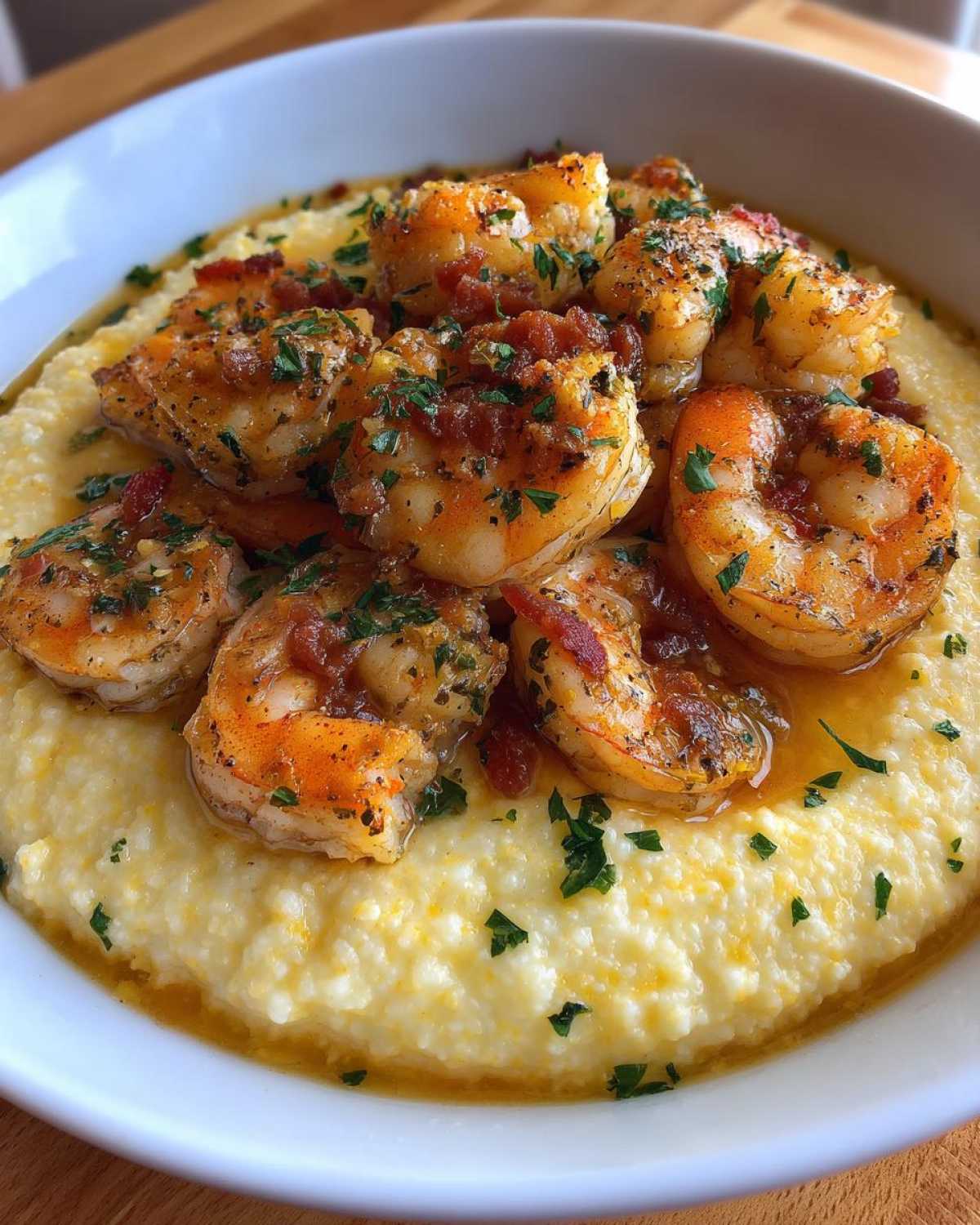 Southern Shrimp and Grits - detail 1