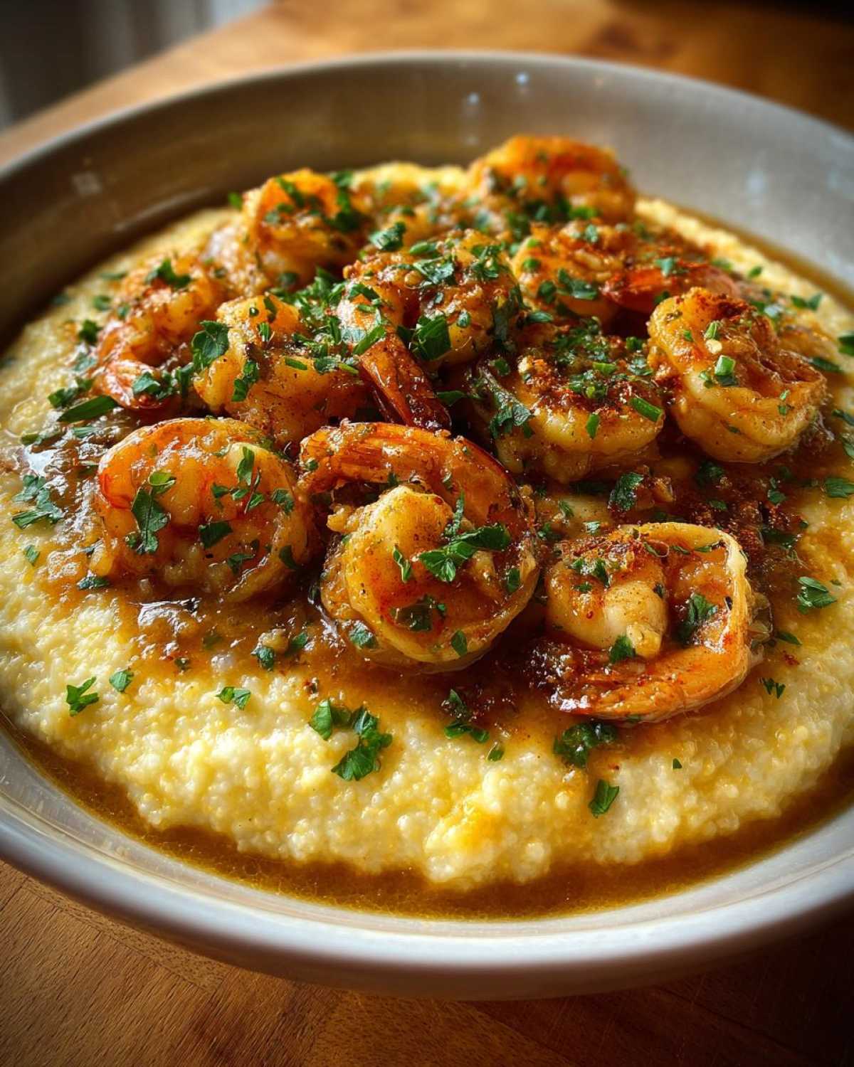 Southern Shrimp and Grits - detail 3