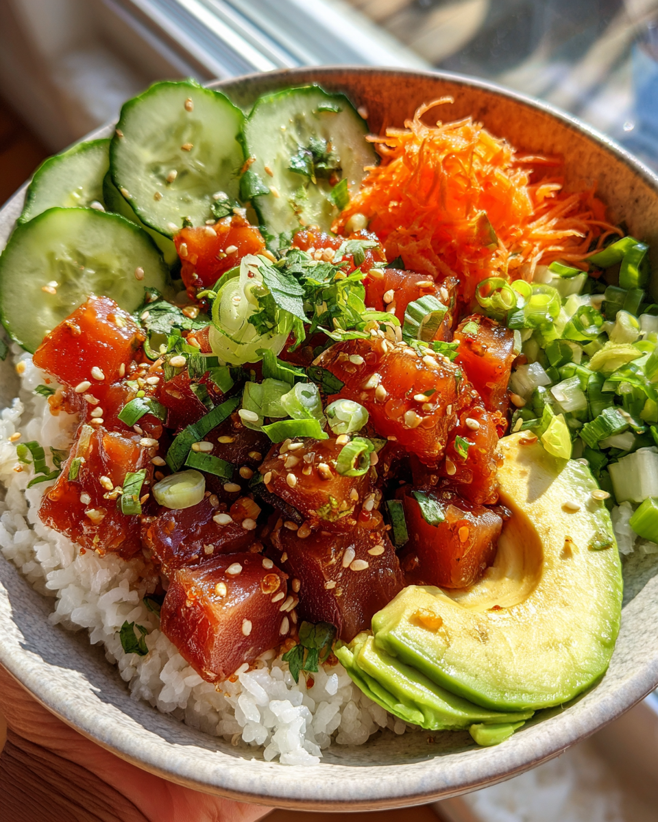 Spicy Tuna Poke Bowl - detail 2