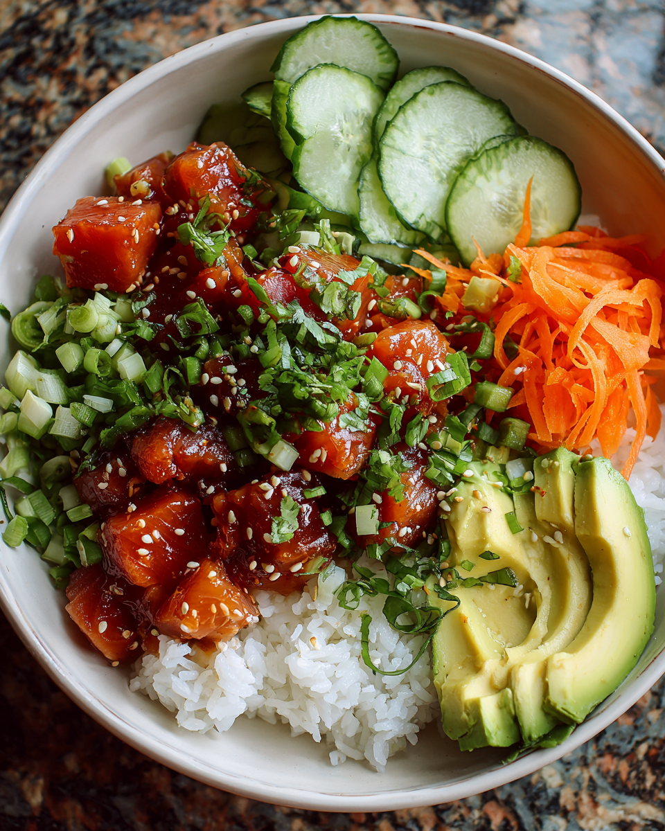 Spicy Tuna Poke Bowl - detail 1