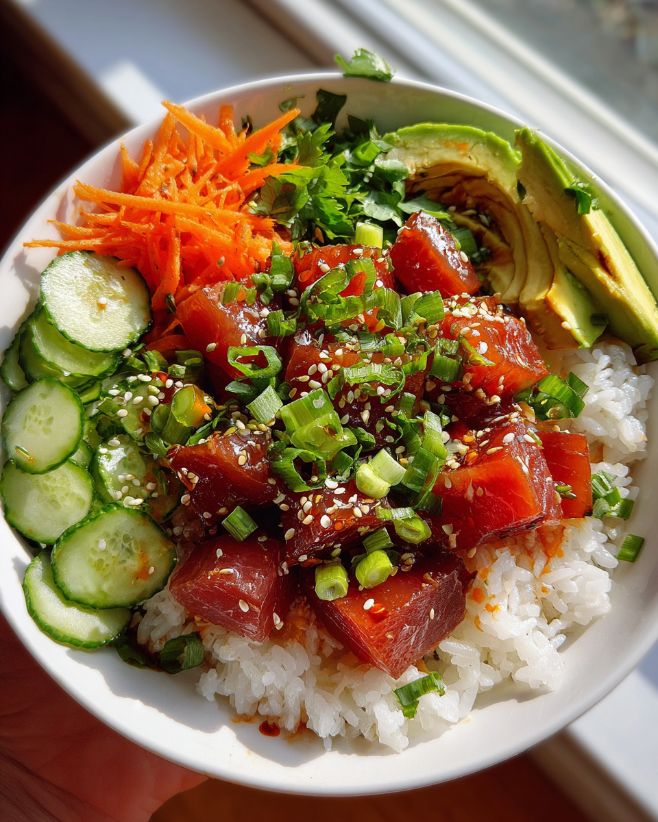 Spicy Tuna Poke Bowl - detail 3