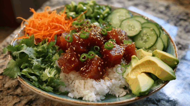 Spicy Tuna Poke Bowl