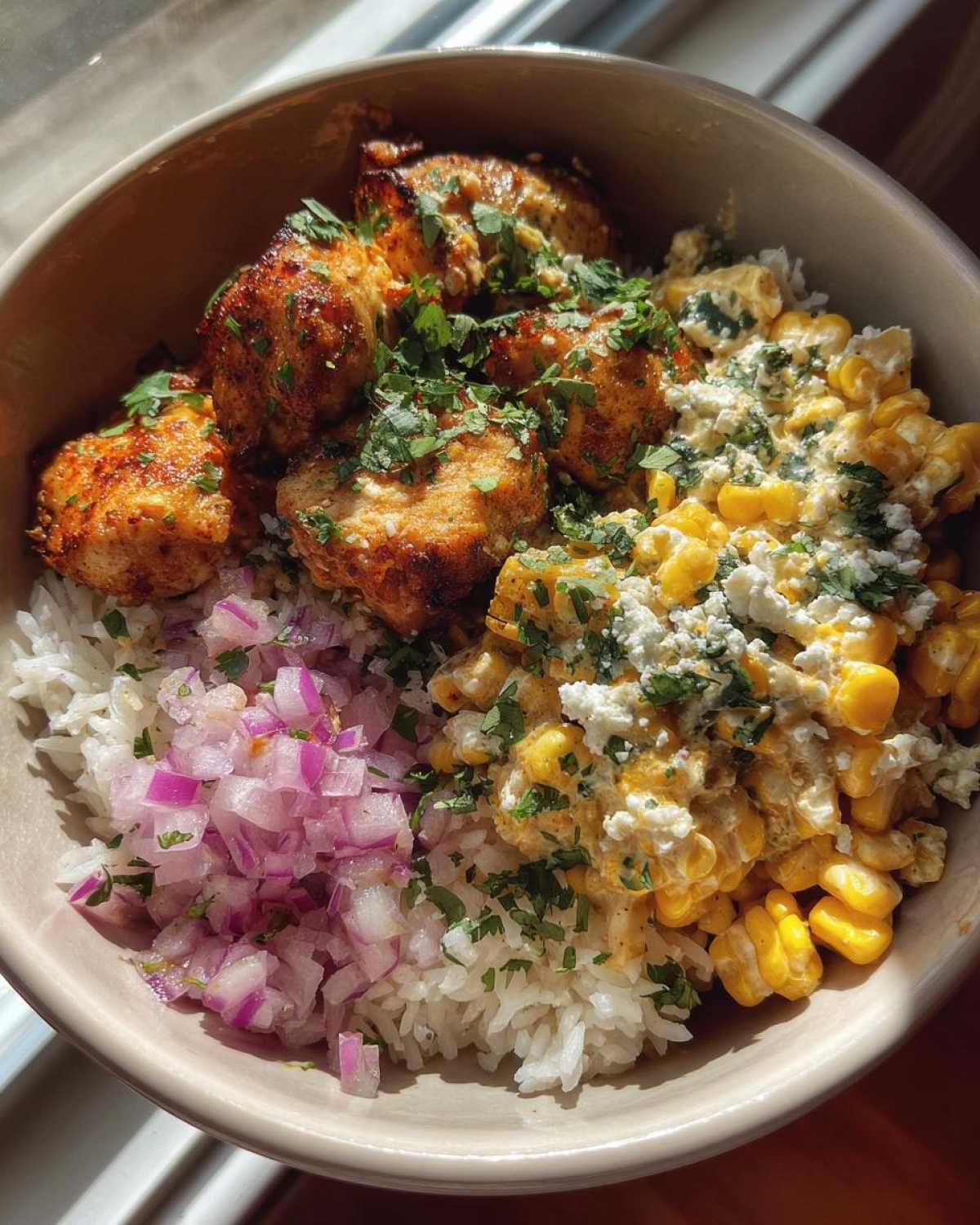 Street Corn Chicken Rice Bowl Recipe - detail 3