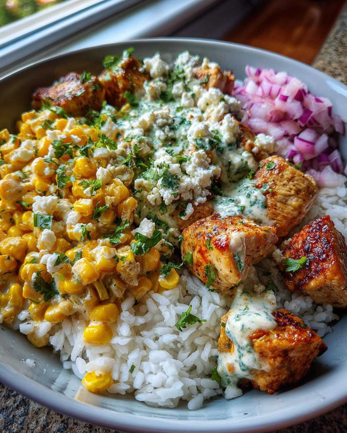 Street Corn Chicken Rice Bowl Recipe - detail 4