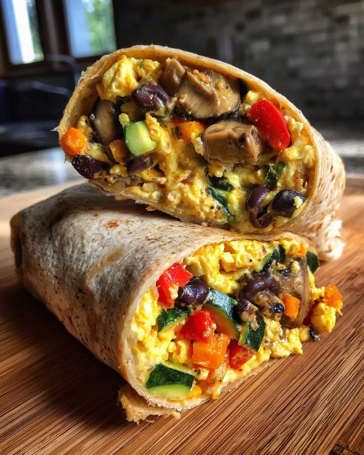 Veggie-Packed Breakfast Burritos - detail 3