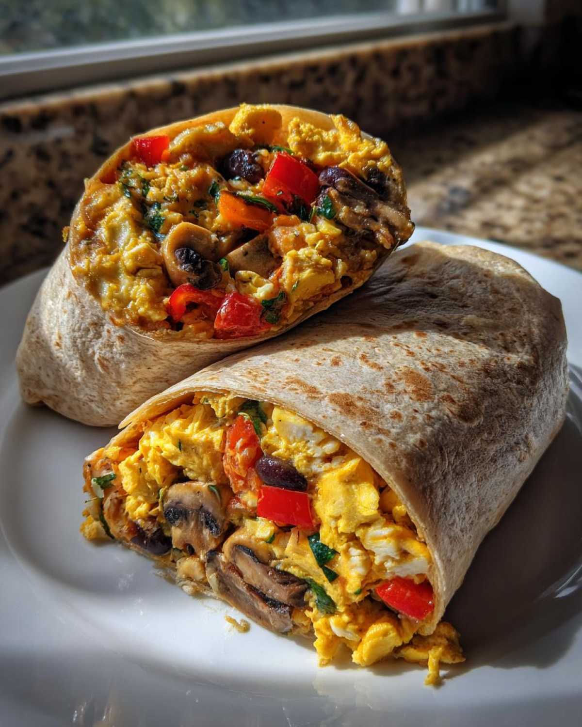 Veggie-Packed Breakfast Burritos - detail 1