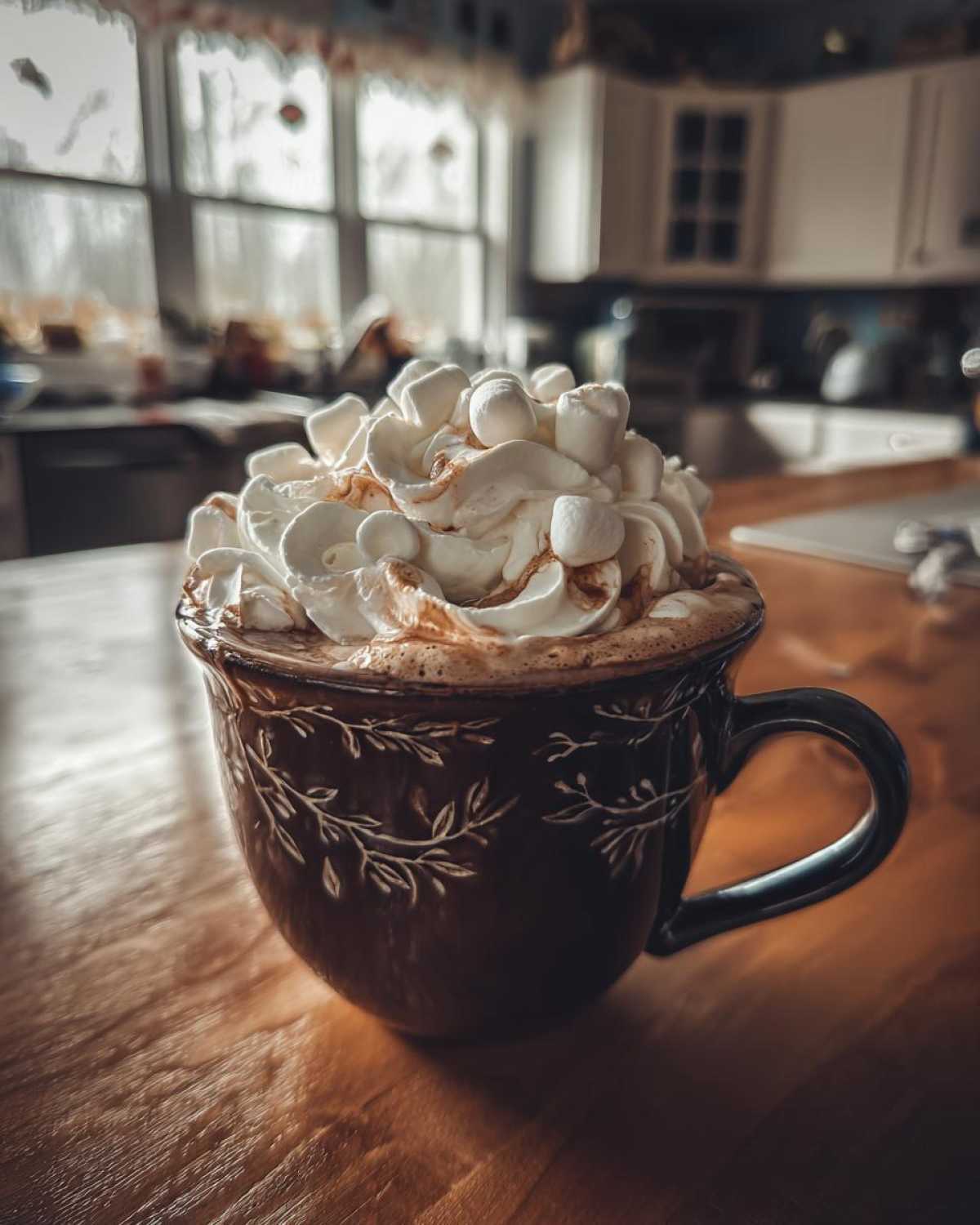 2-Step Slow Cooker Hot Chocolate (Set & Forget Drink) - detail 3