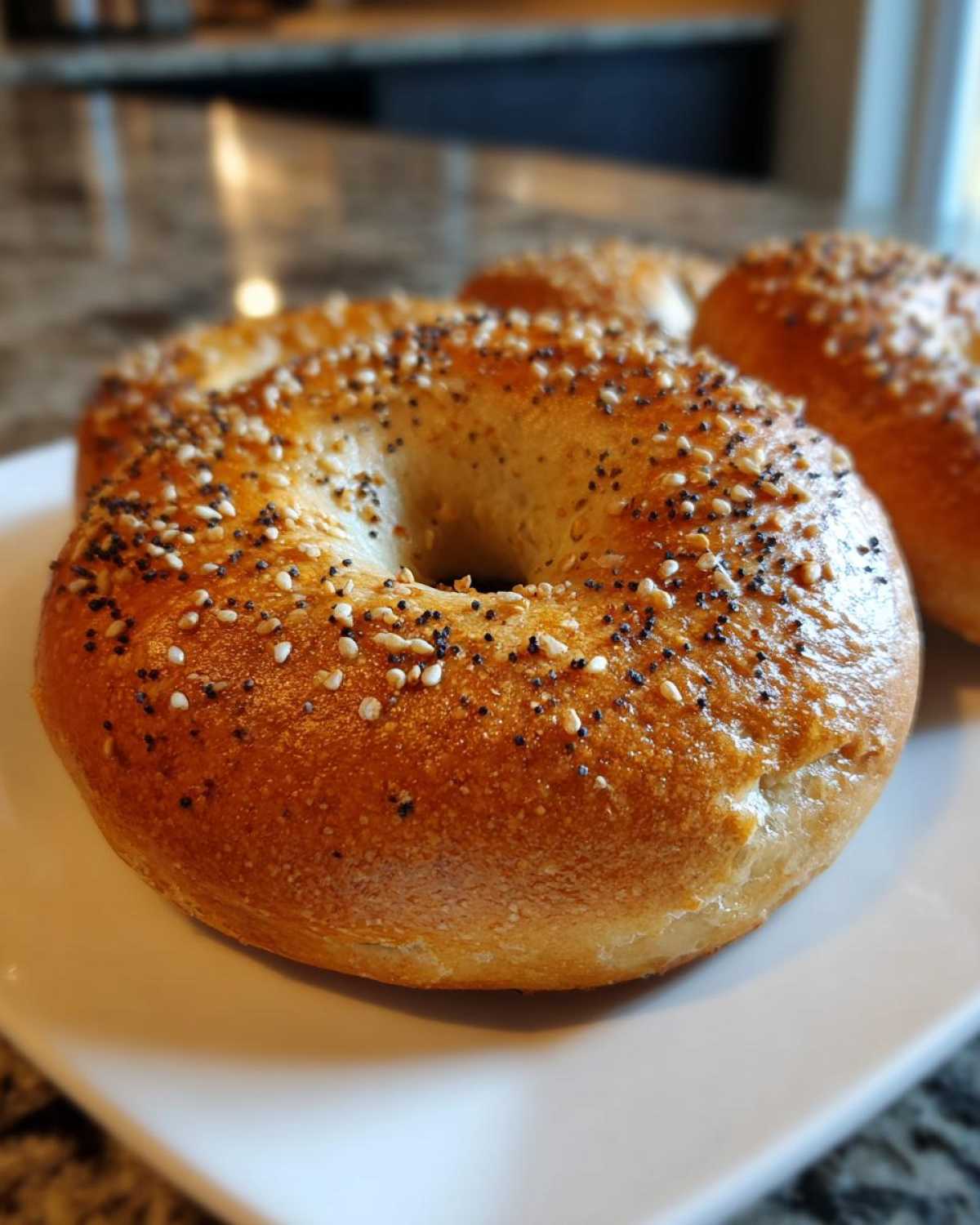 3-Ingredient Bagels (Easy Weight Watchers Recipe) - detail 3