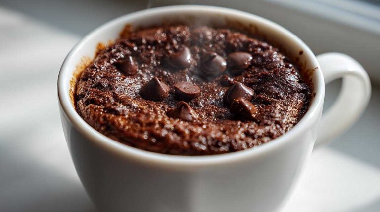 5-Minute Microwave Mug Brownie (Instant Chocolate Fix)