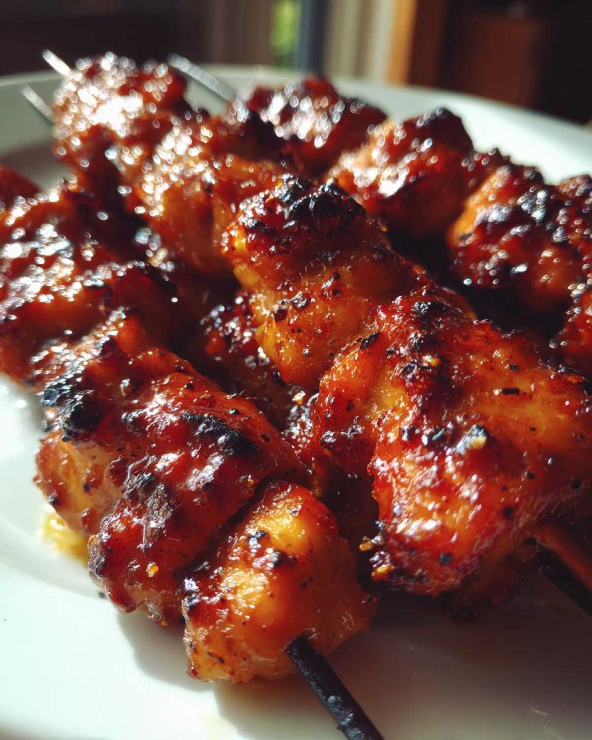 Apple Cider BBQ Chicken Skewers (Grill or Oven) - detail 3