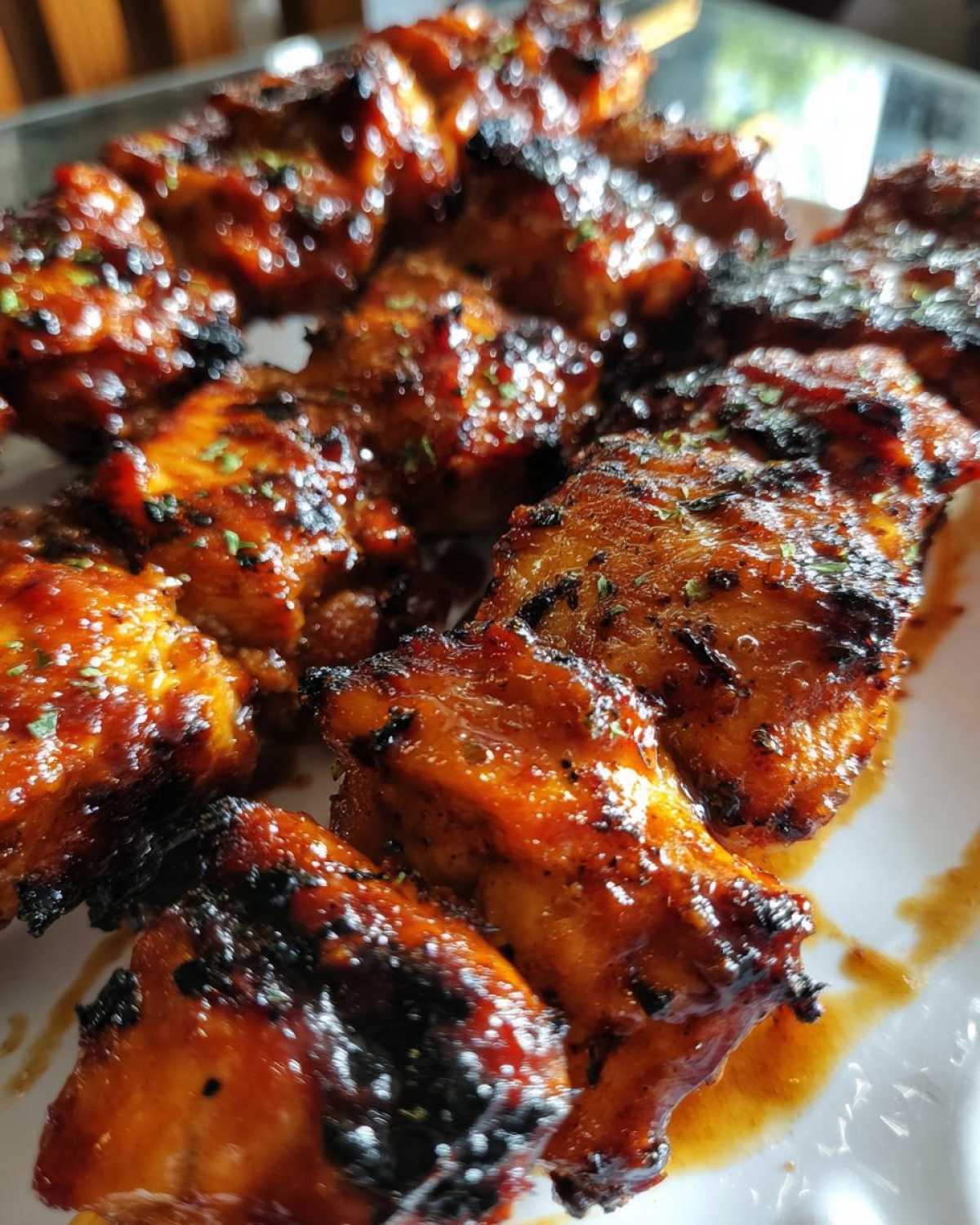 Apple Cider BBQ Chicken Skewers (Grill or Oven) - detail 4
