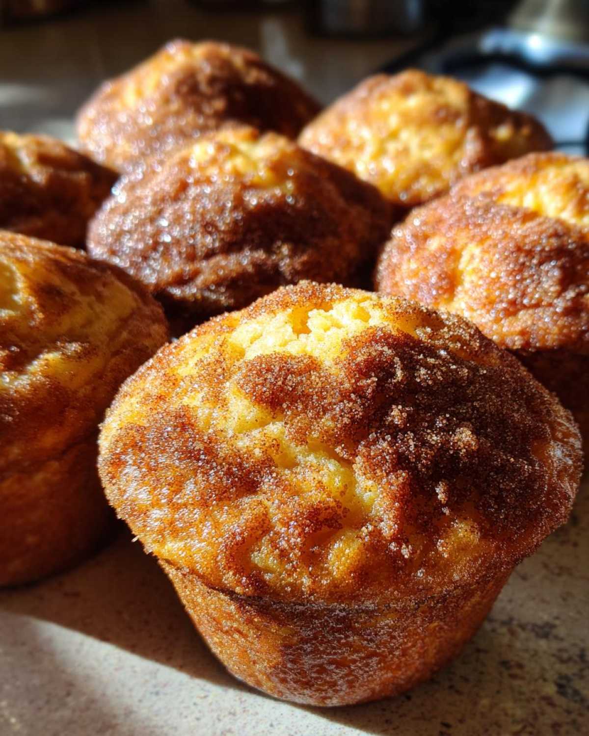 Apple Cider Donut Muffins (Baked Not Fried) - detail 2