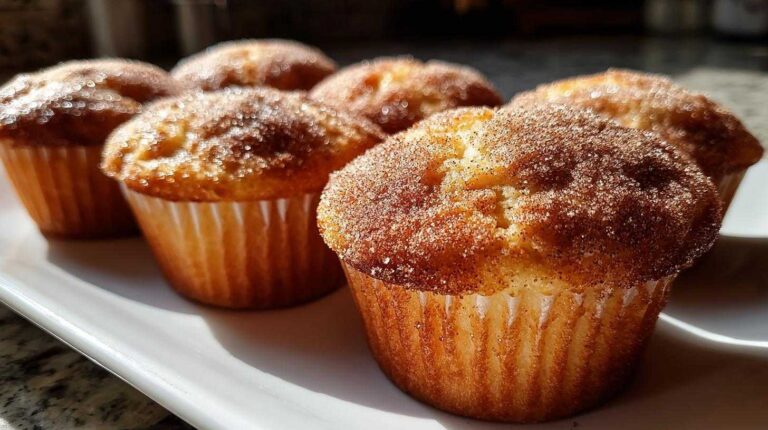 Apple Cider Donut Muffins (Baked Not Fried)