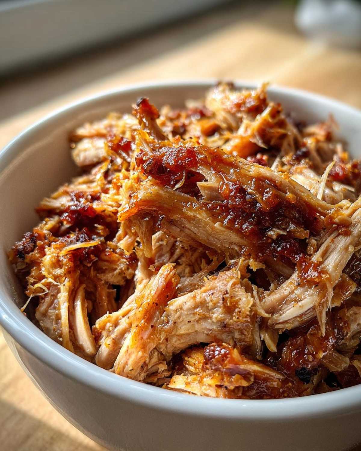 Apple Cider Pulled Pork (Slow Cooker Dinner) - detail 3