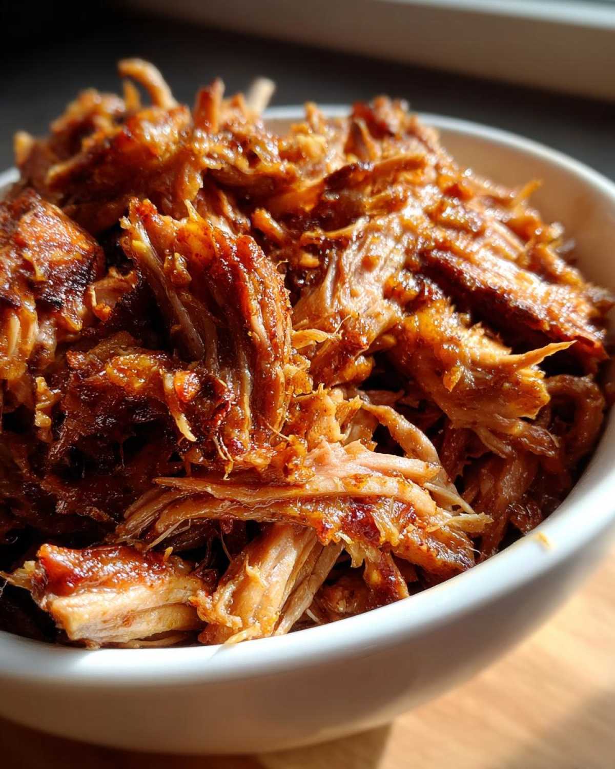 Apple Cider Pulled Pork (Slow Cooker Dinner) - detail 4