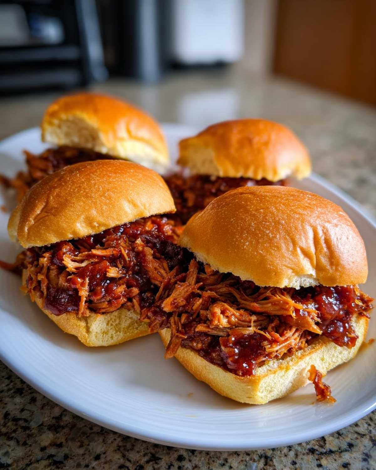BBQ Jackfruit Sliders (Vegan Pulled Pork Alternative) - detail 1