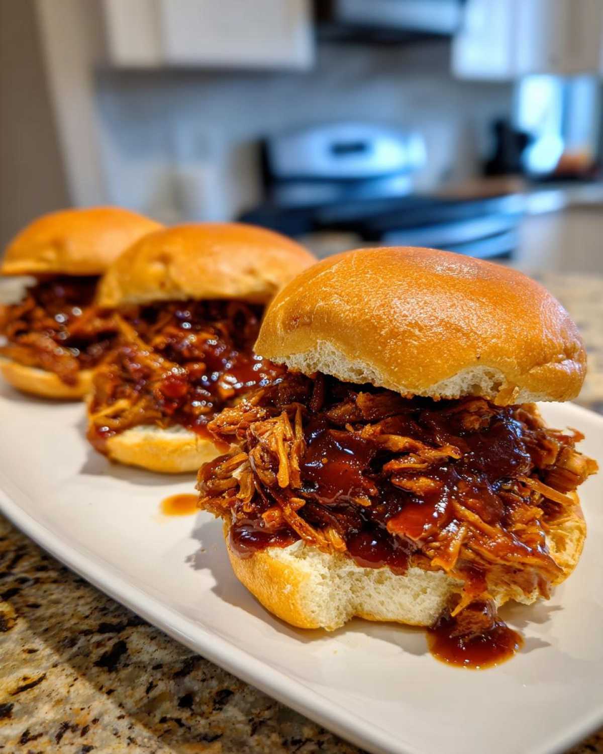 BBQ Jackfruit Sliders (Vegan Pulled Pork Alternative) - detail 3